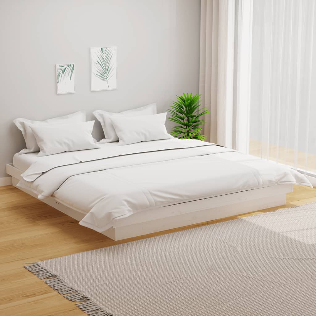 Bed Frame Without Mattress Solid Wood