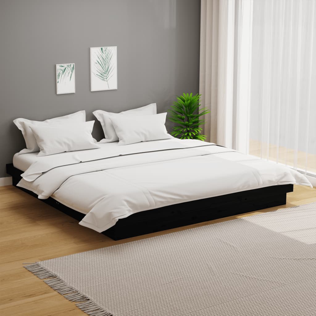 Bed Frame Without Mattress Solid Wood