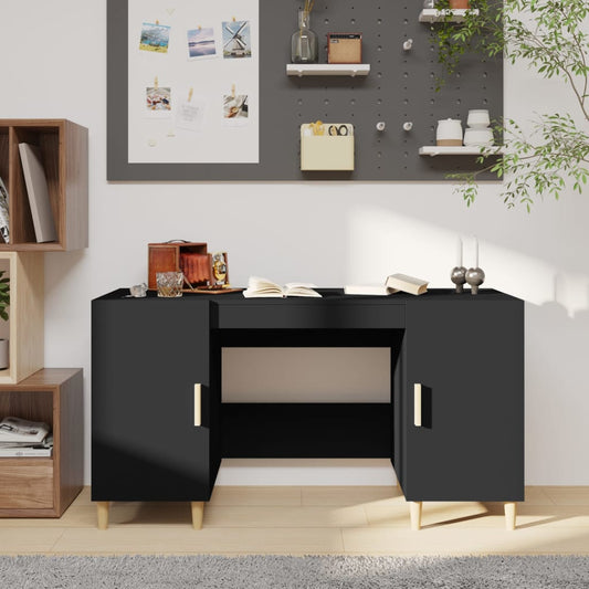 Desk 140X50X75 Cm Engineered Wood