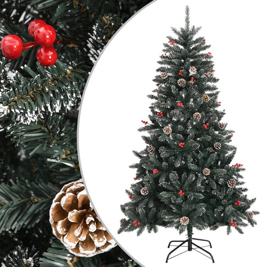 Artificial Christmas Tree With Stand Green Pvc