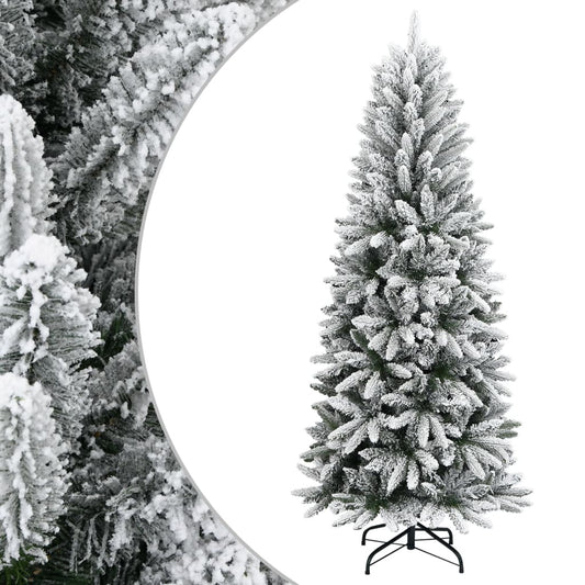 Artificial Christmas Tree With Flocked Snow Pvc&Pe