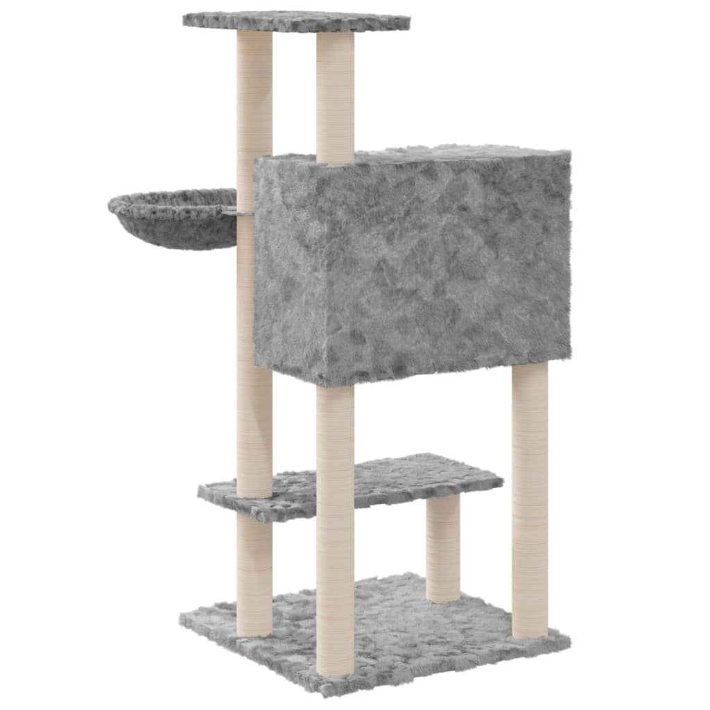 Cat Tree With Sisal Scratching Posts 108.5 Cm