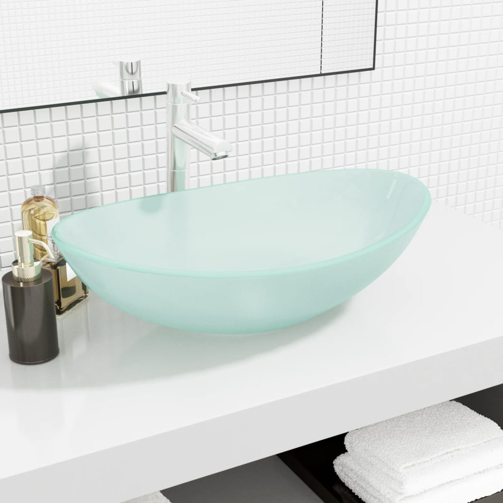 Basin Tempered Glass 54.5X35X15.5 Cm