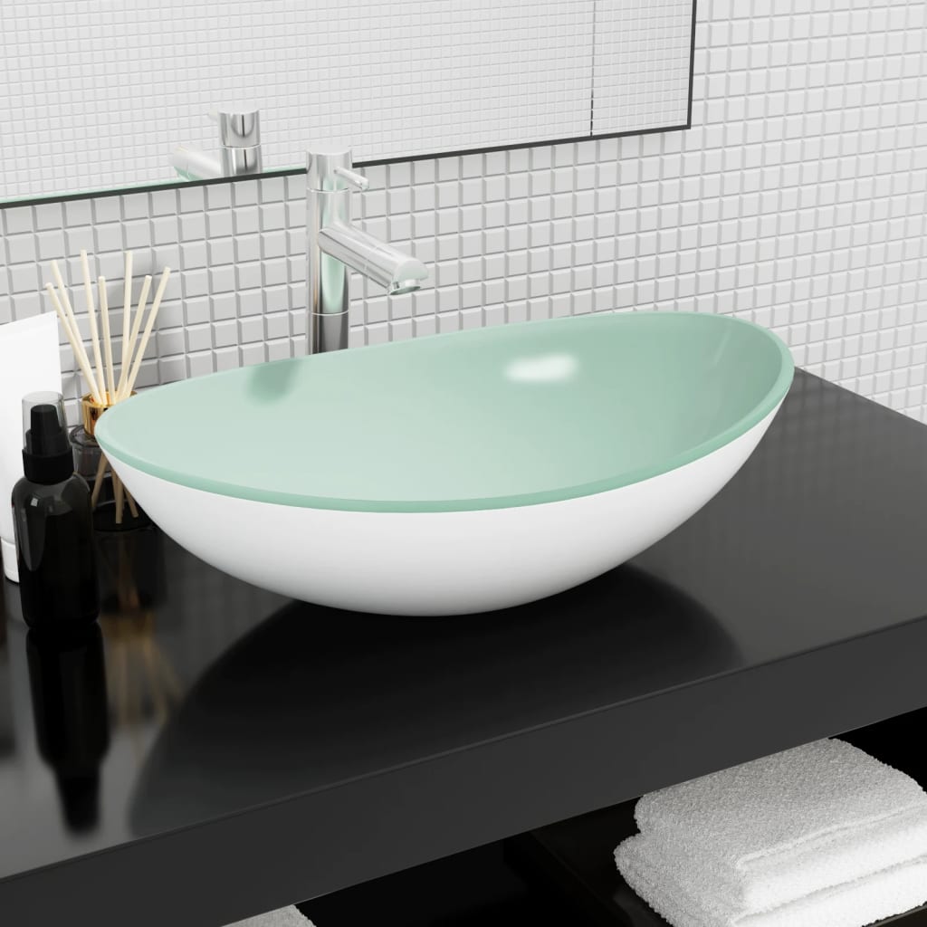 Basin Tempered Glass 54.5X35X15.5 Cm