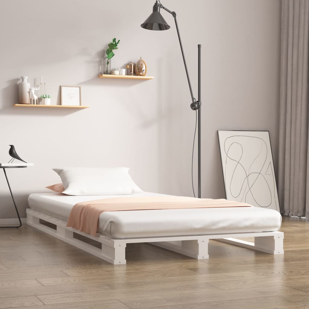 Pallet Bed Without Mattress Solid Wood