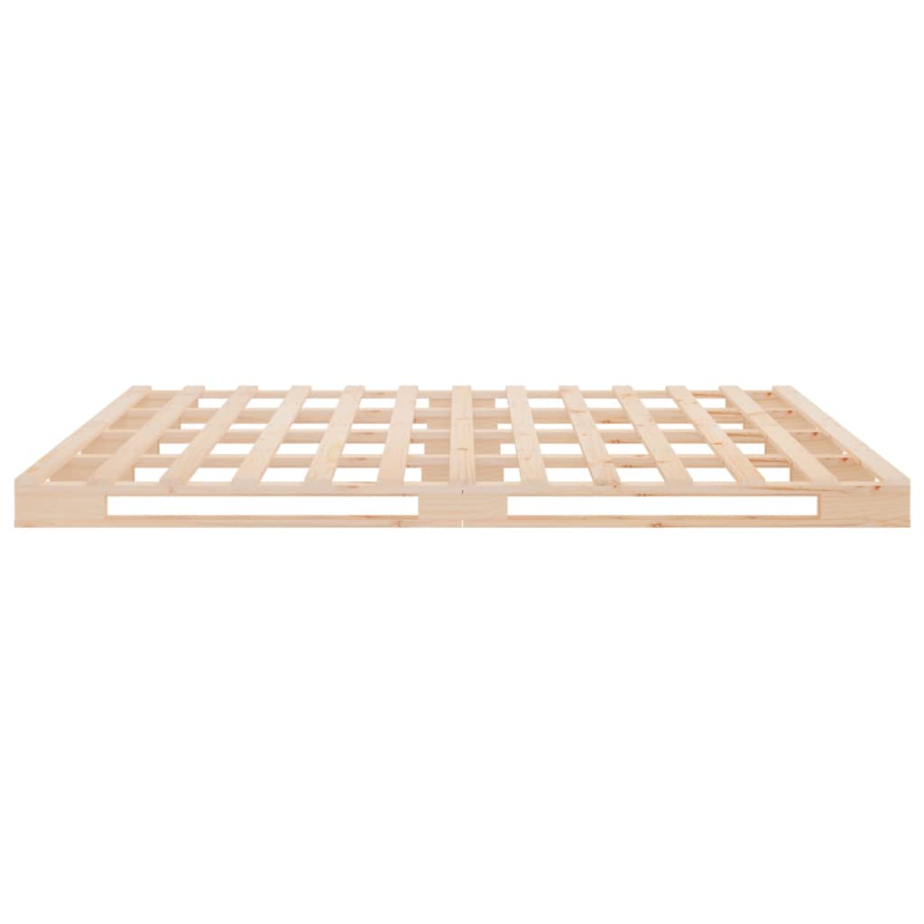 Pallet Bed Without Mattress Solid Wood