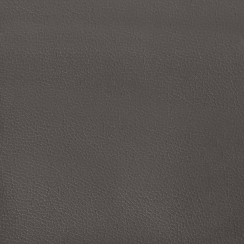 Pocket Spring Bed Mattress Grey 90X190X20 Cm Faux Leather