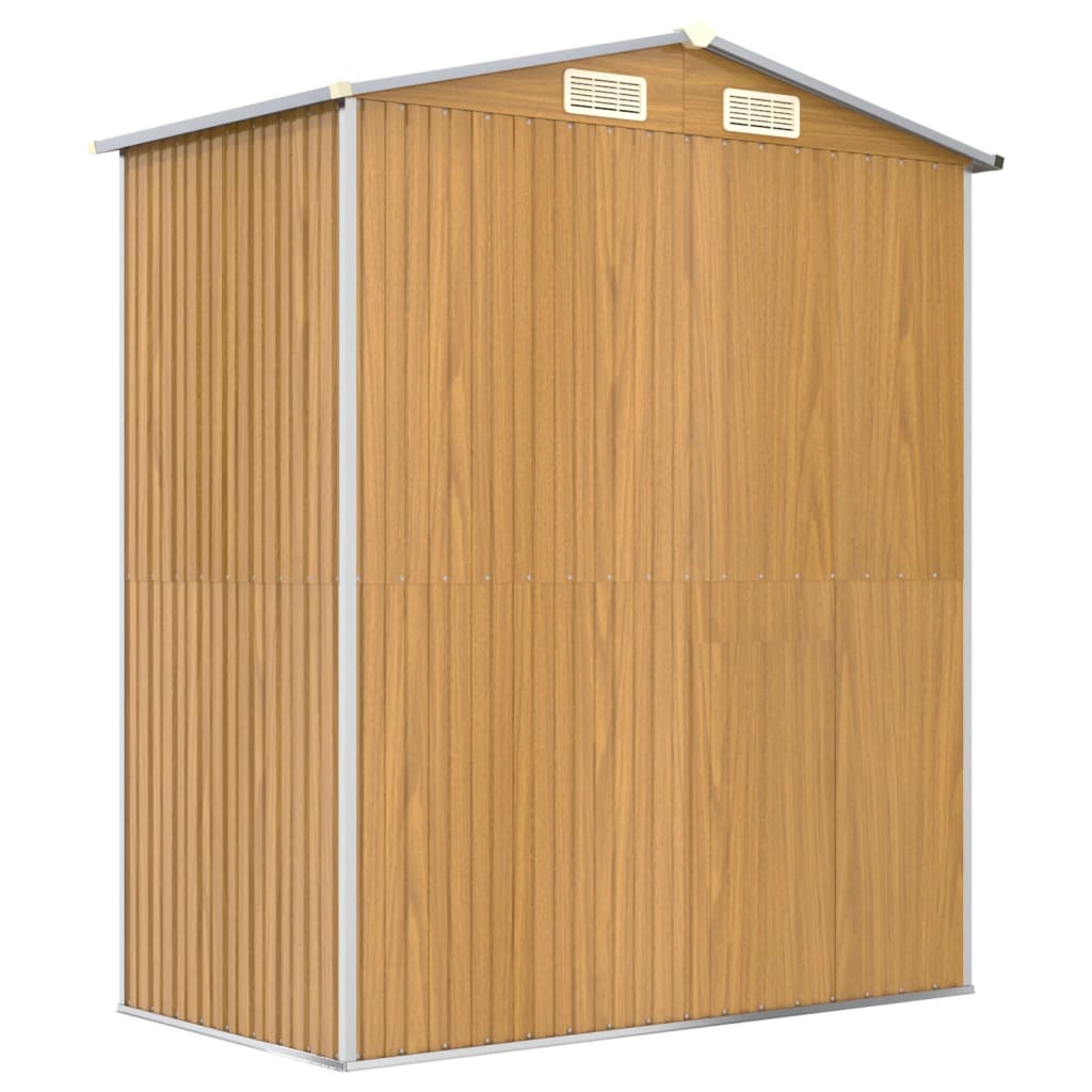 Garden Shed 192X108X223 Cm Galvanised Steel