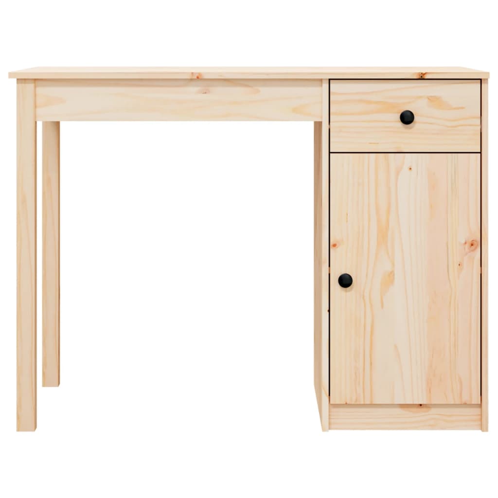 Desk 100X50X75 Cm Solid Wood Pine