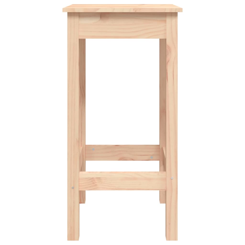 Bar Chairs 2 Pcs Solid Wood Pine