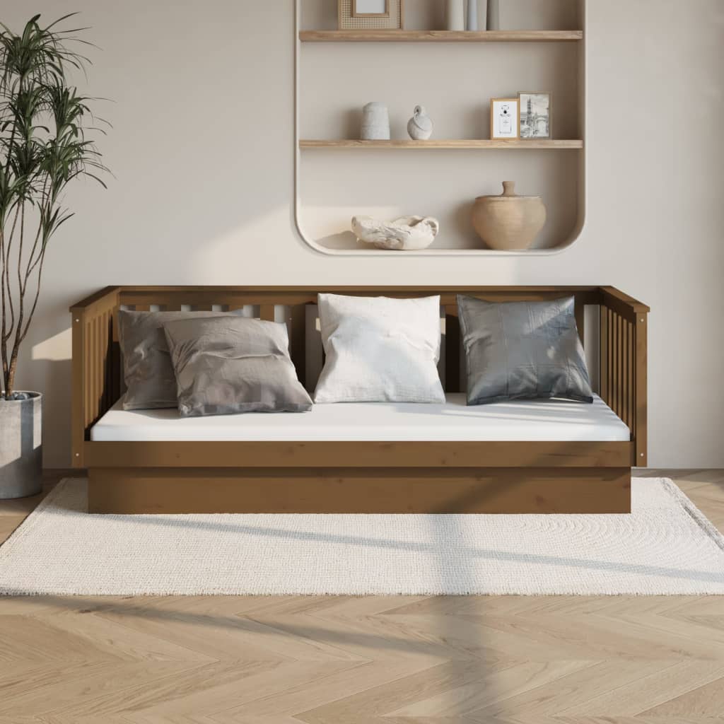 Day Bed Without Mattress Single Solid Wood Pine
