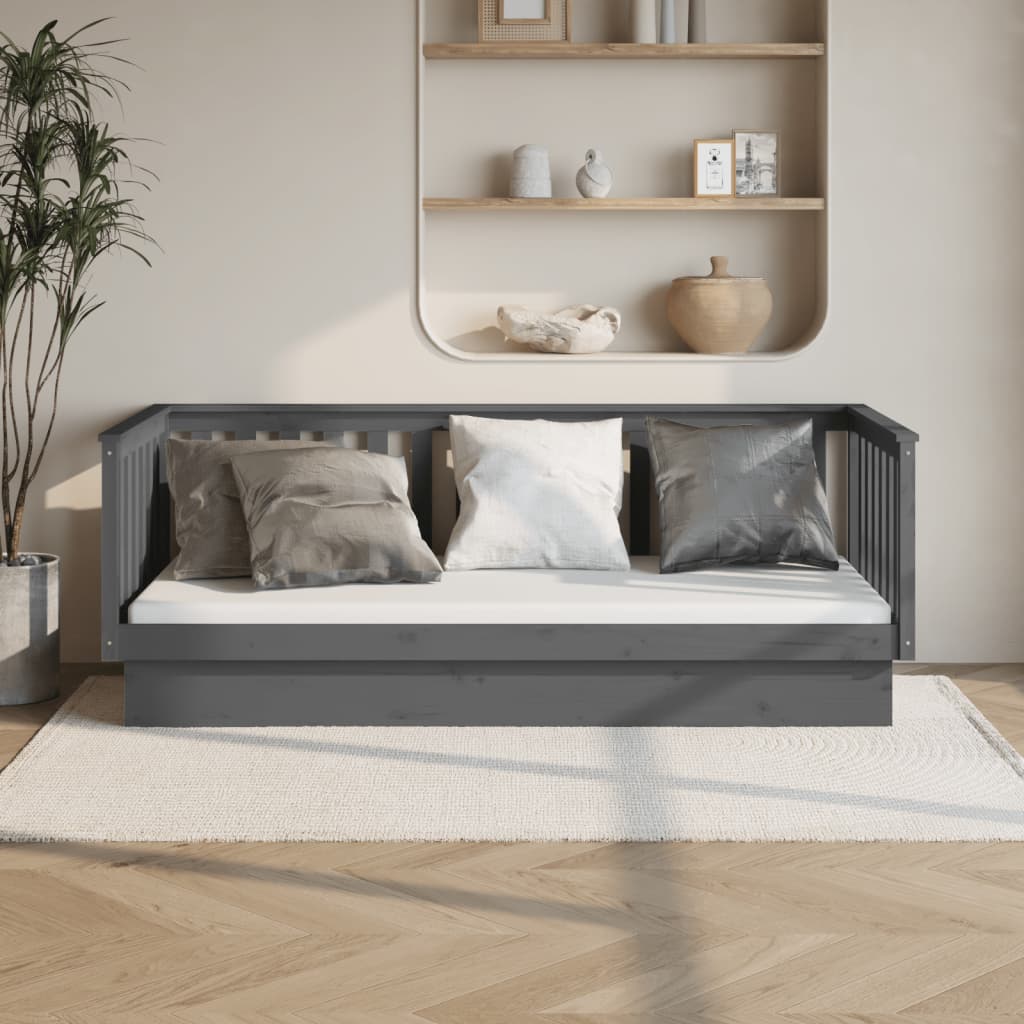 Day Bed Without Mattress Single Solid Wood Pine