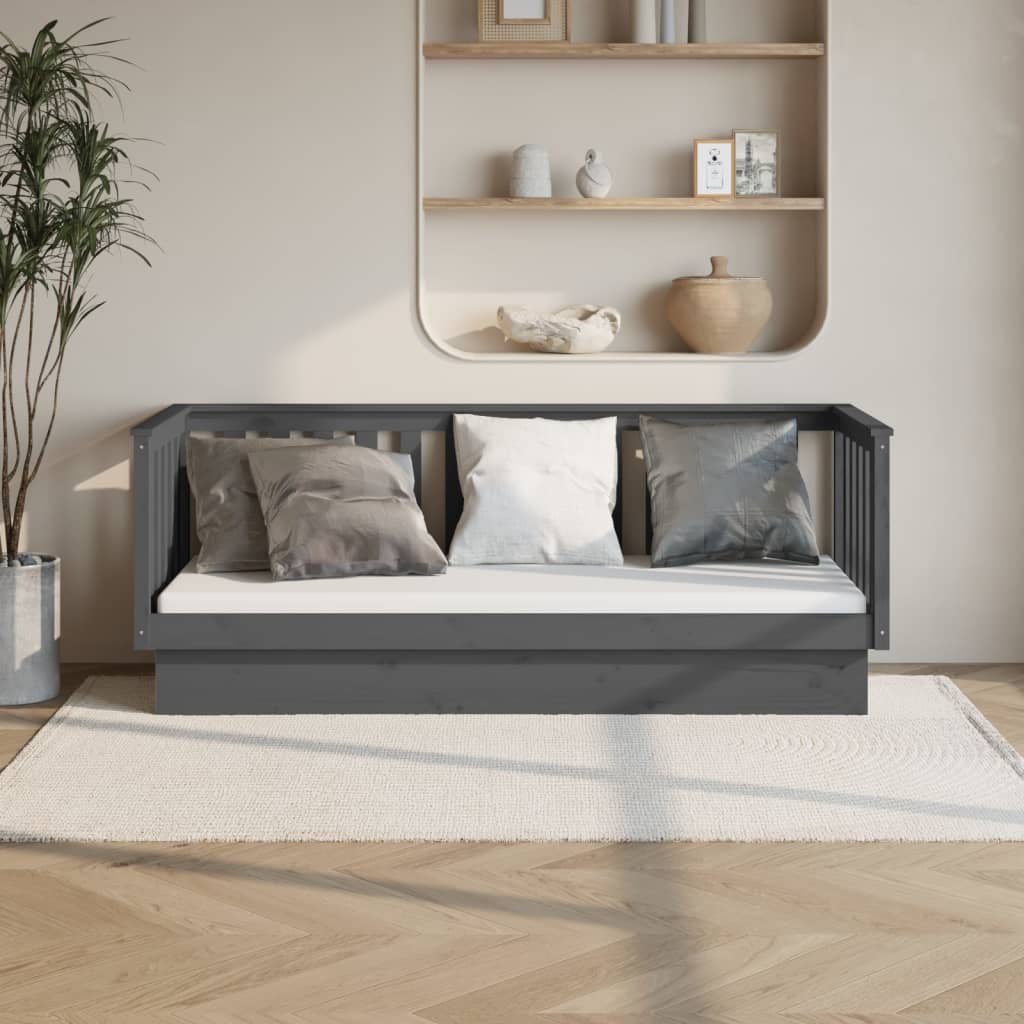 Day Bed Without Mattress Single Solid Wood Pine