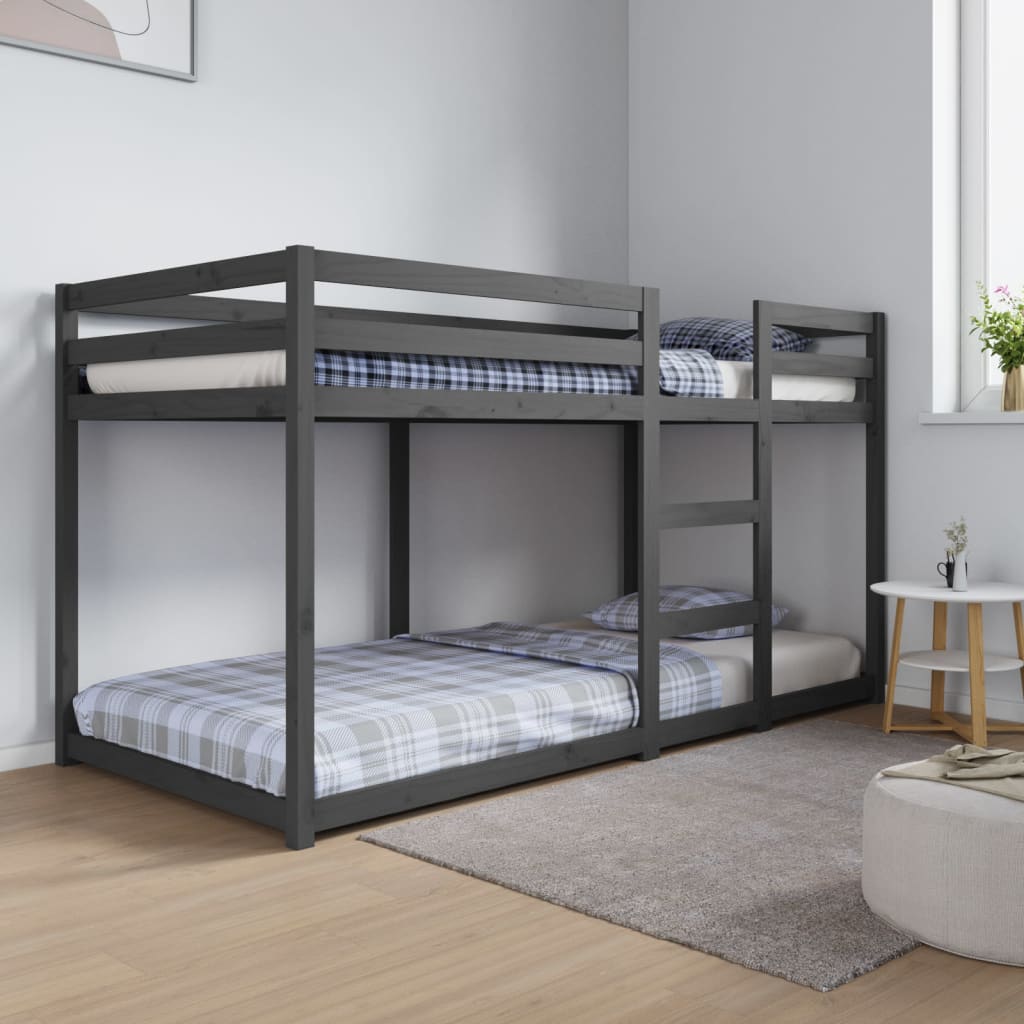 Bunk Bed Without Mattress Solid Wood Pine