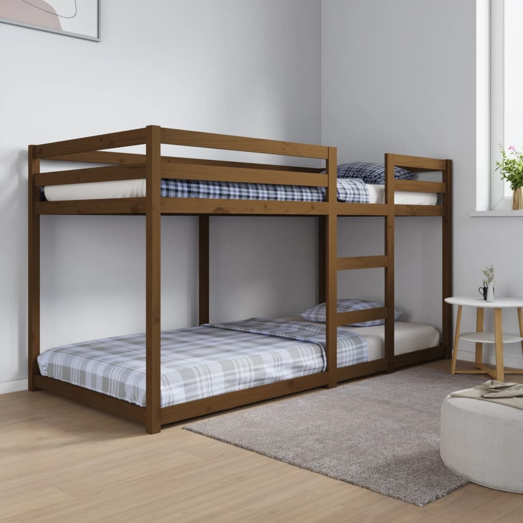 Bunk Bed Without Mattress Solid Wood Pine