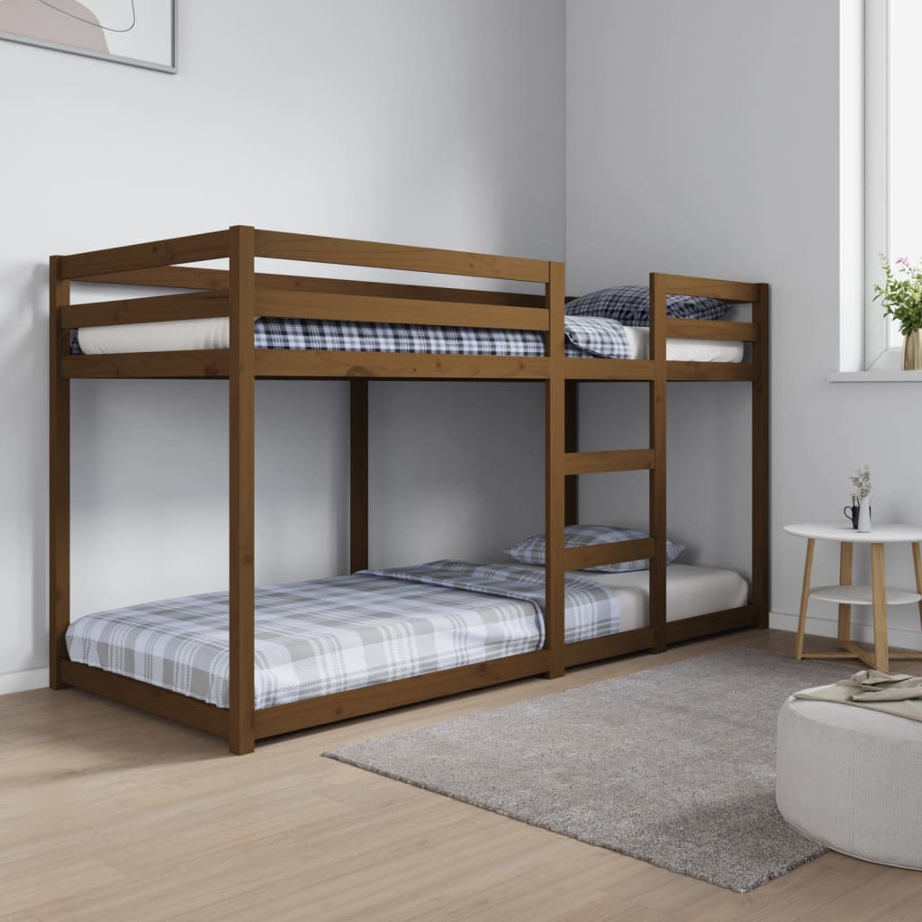 Bunk Bed Without Mattress Solid Wood Pine