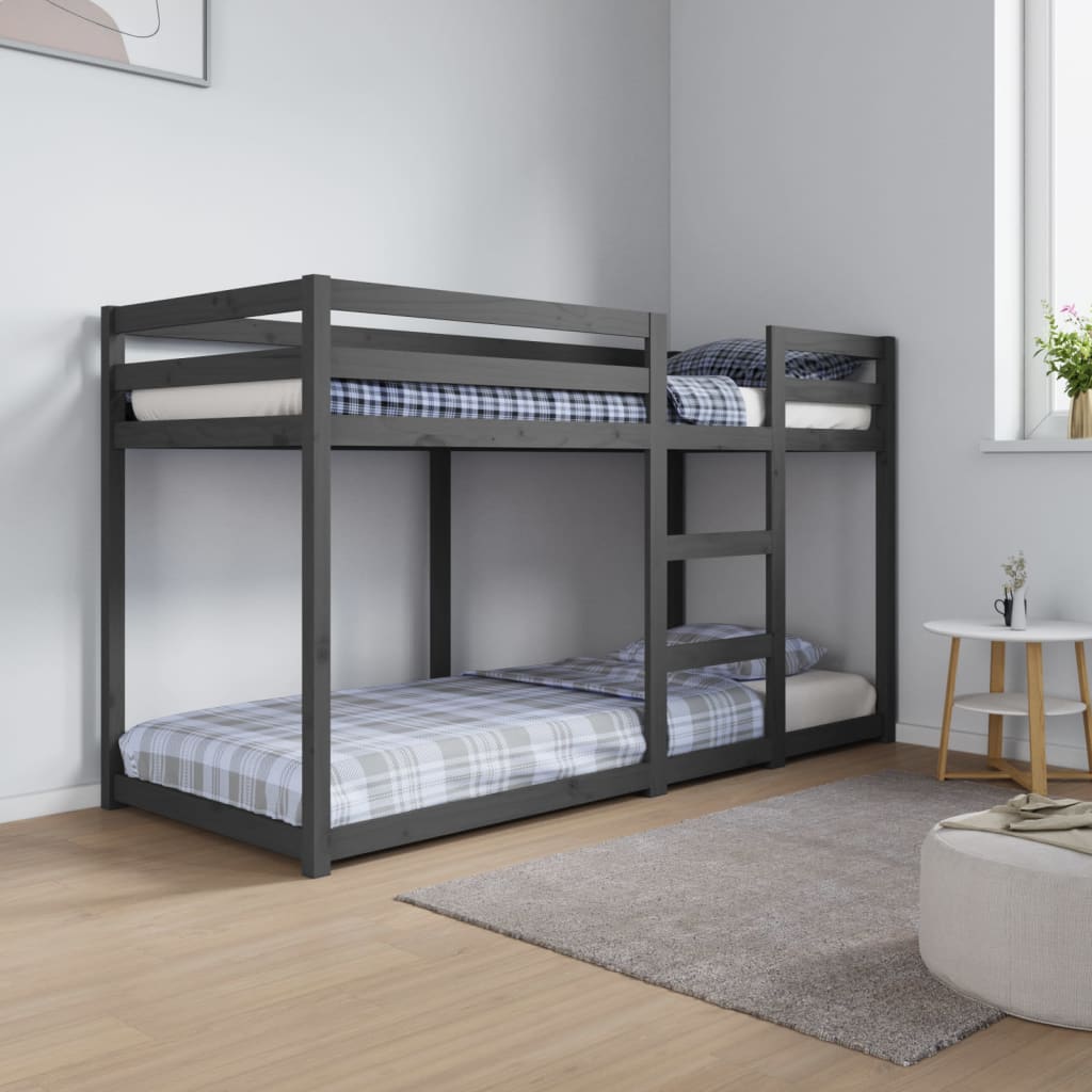 Bunk Bed Without Mattress Solid Wood Pine