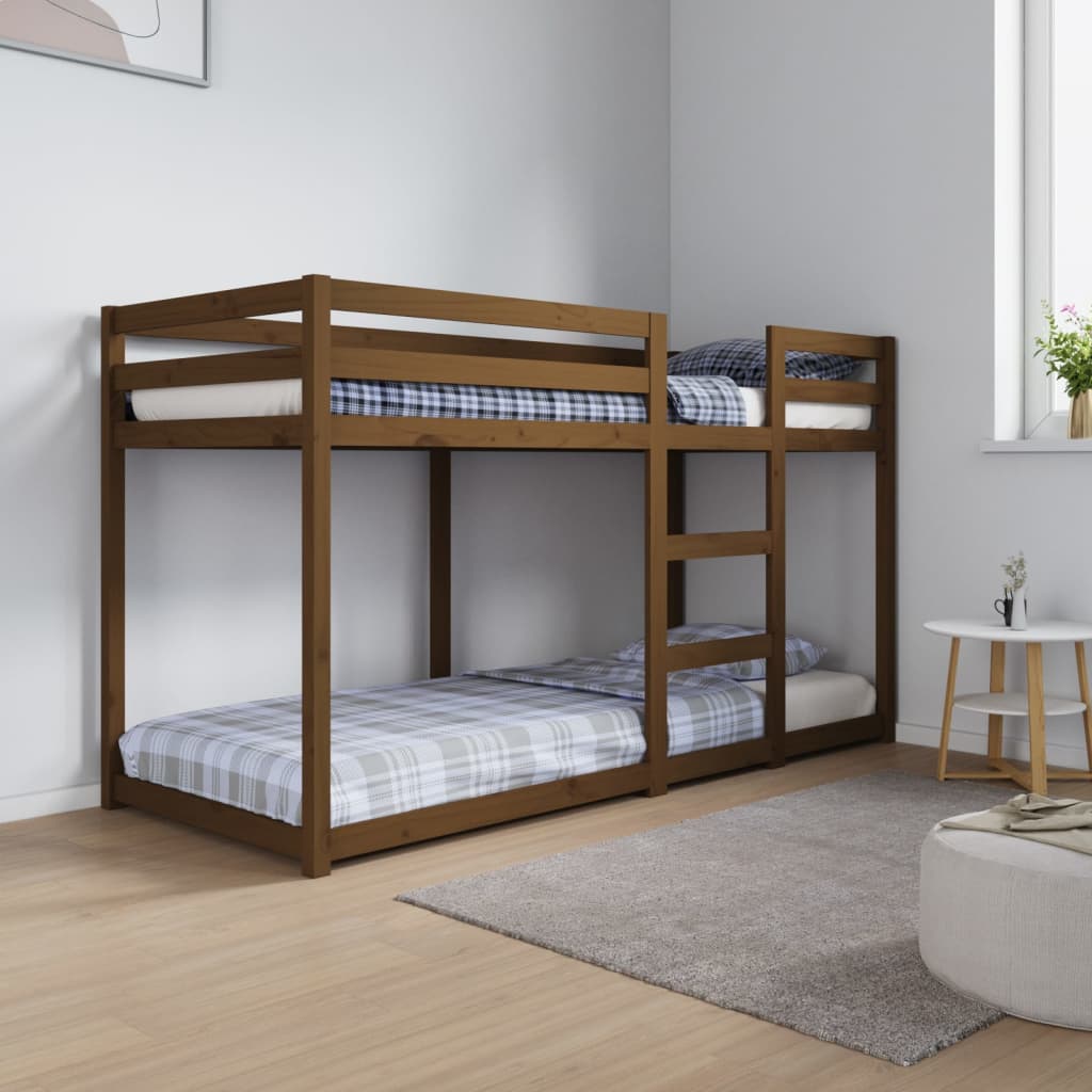 Bunk Bed Without Mattress Solid Wood Pine