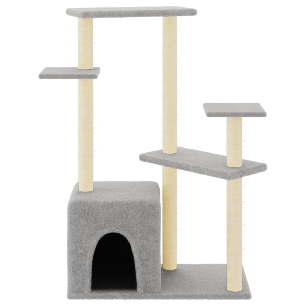 Cat Tree With Sisal Scratching Posts 107.5 Cm