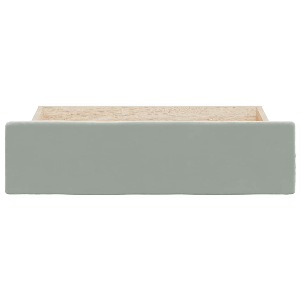 Bed Storage Drawers 2 Pcs Engineered Wood And