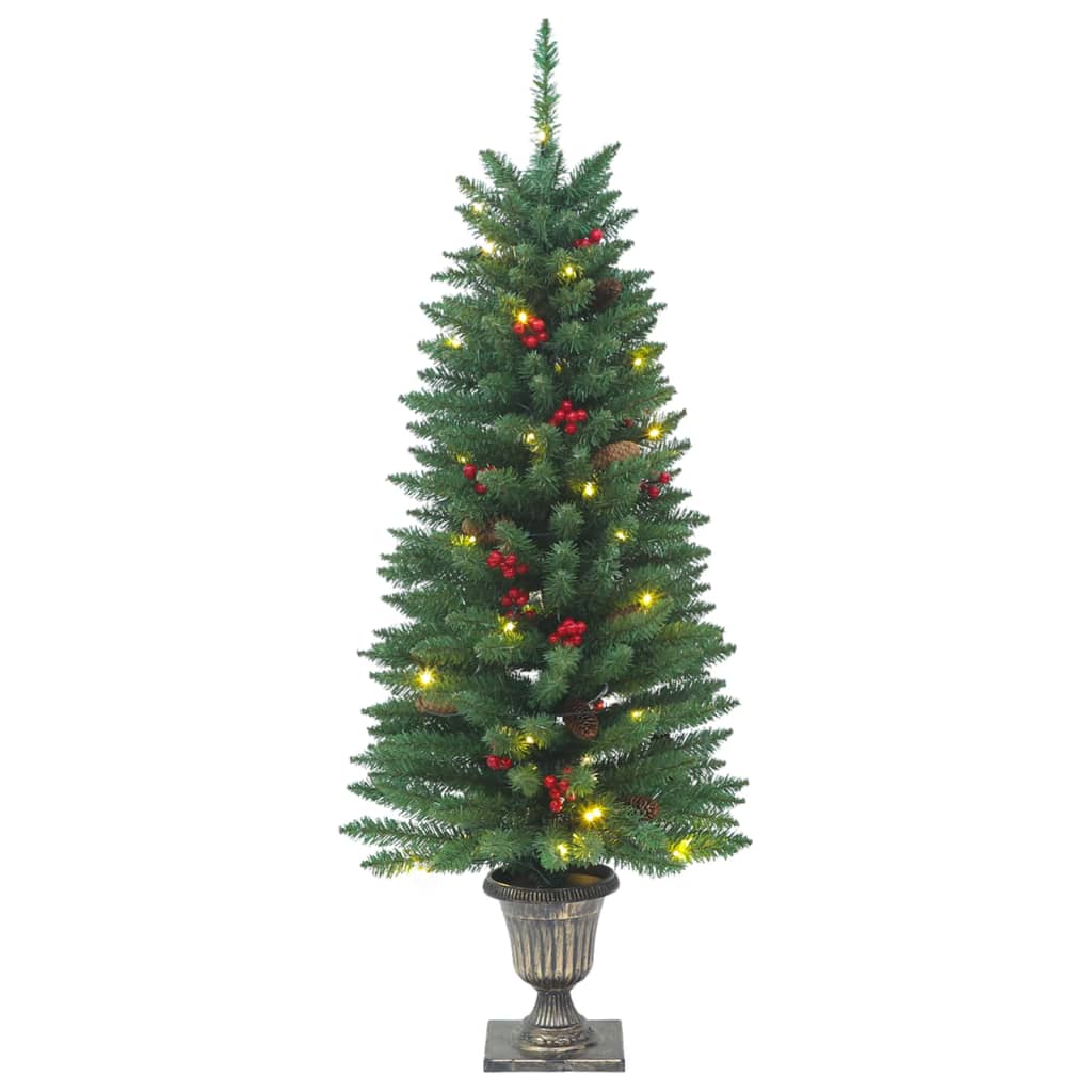Artificial Christmas Trees 2 Pcs 100 Leds 120 Cm