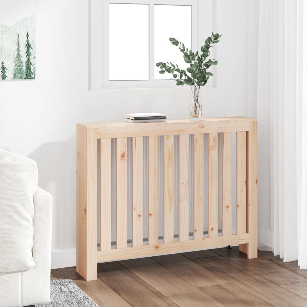 Radiator Cover Wax Solid Wood Pine