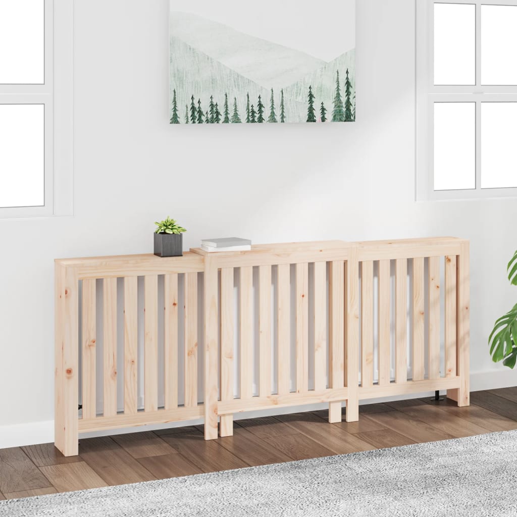 Radiator Cover Wax Solid Wood Pine