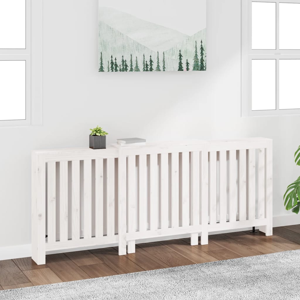 Radiator Cover Wax Solid Wood Pine