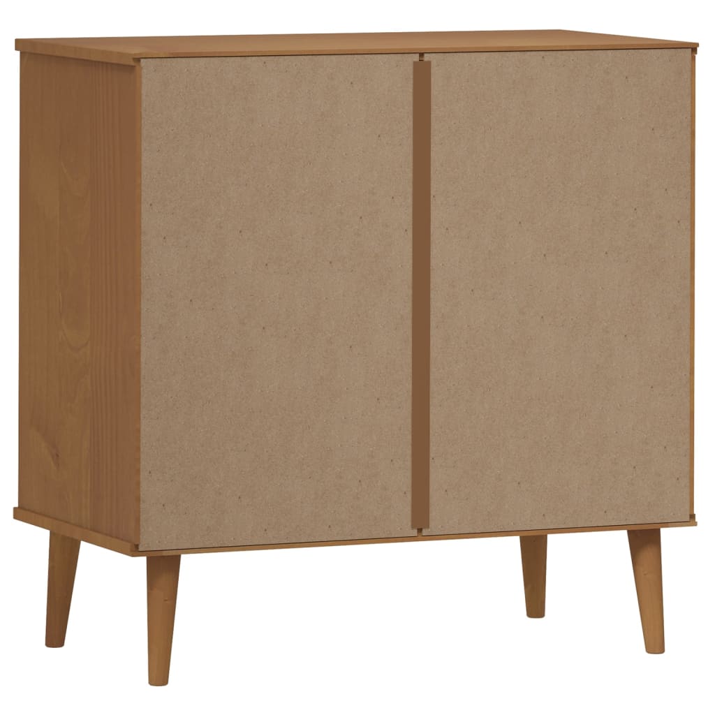 Drawer Cabinet Molde 80X40X80 Cm Solid Wood Pine