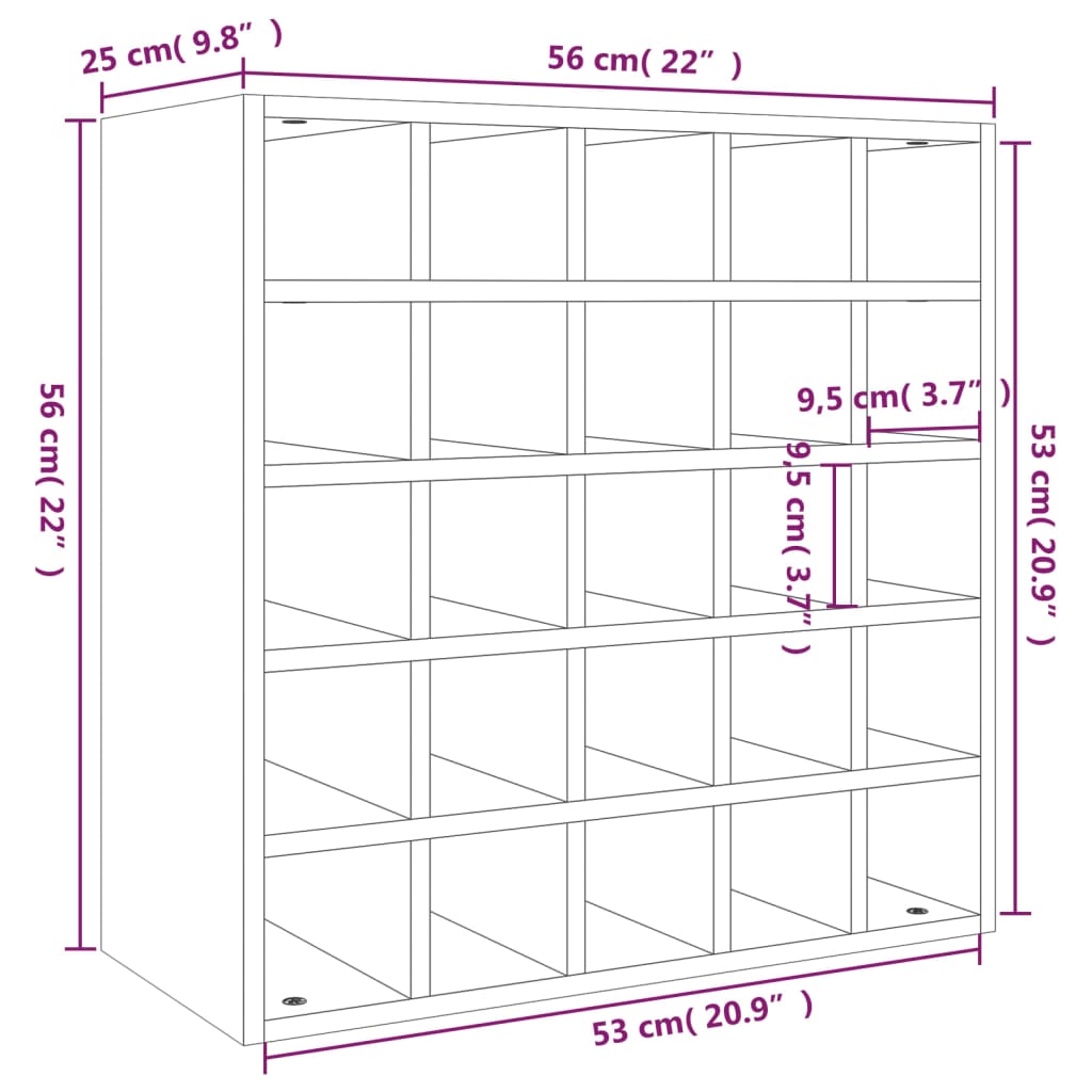 Wine Cabinet Solid Wood Pine