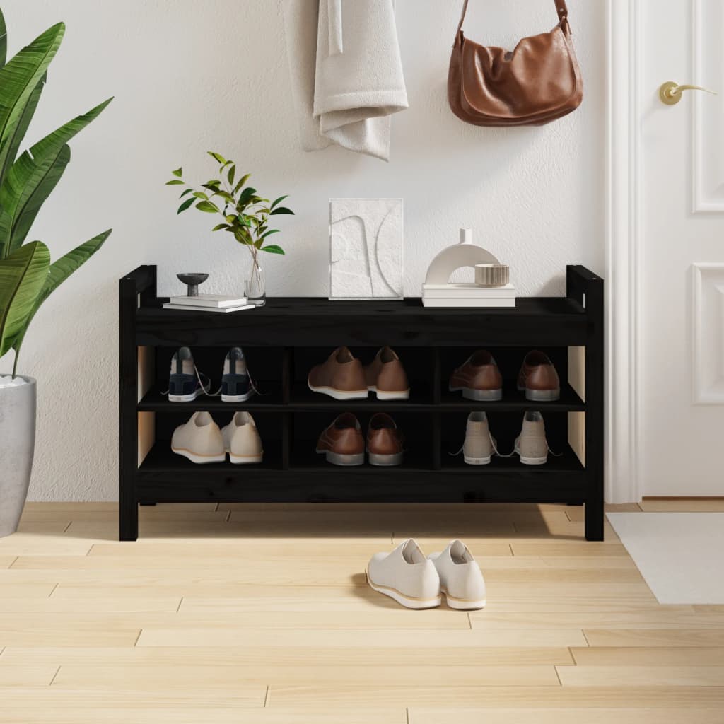 Hall Bench Solid Wood Pine