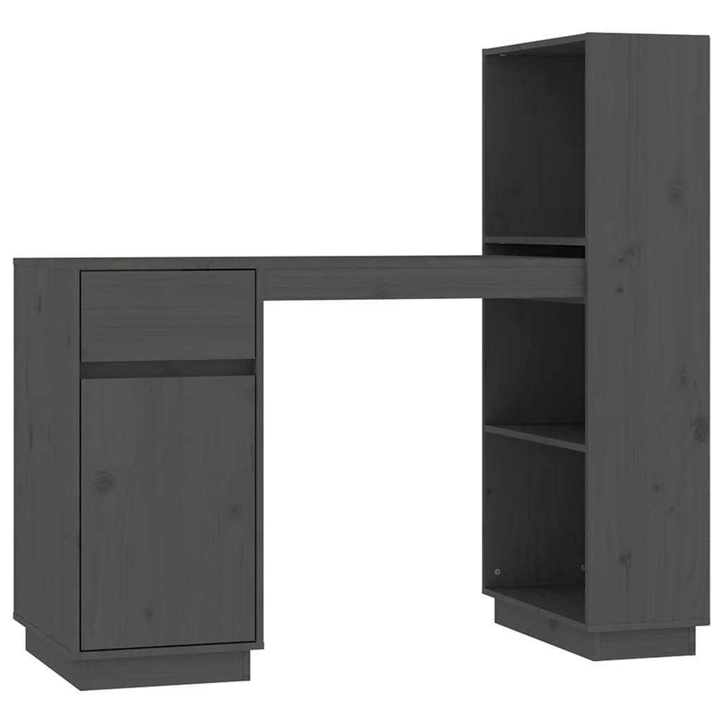 Desk 110X53X117 Cm Solid Wood Pine