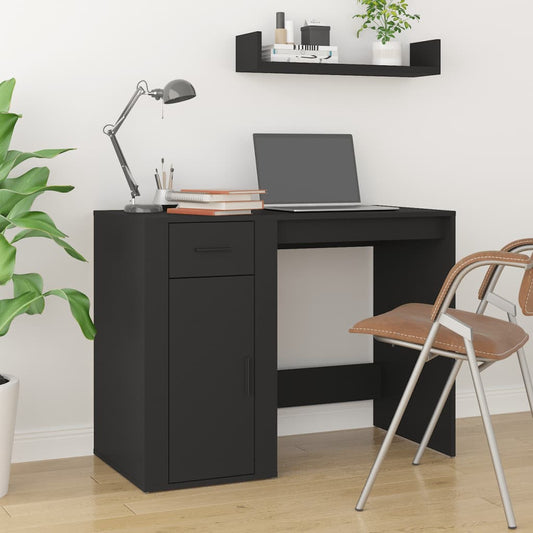 Desk 100X49X75 Cm Engineered Wood