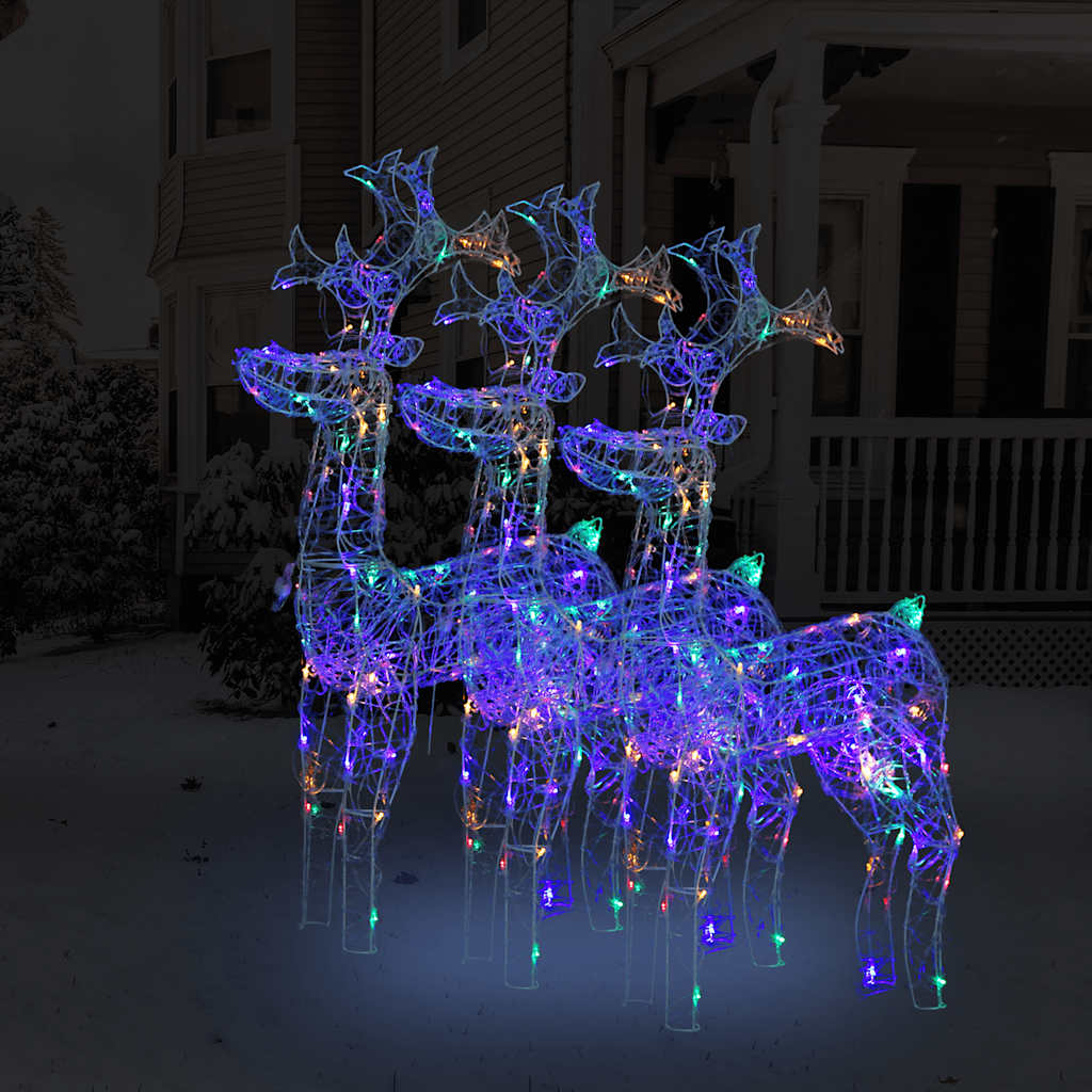 Reindeer Christmas Decoration 90 Leds Acrylic