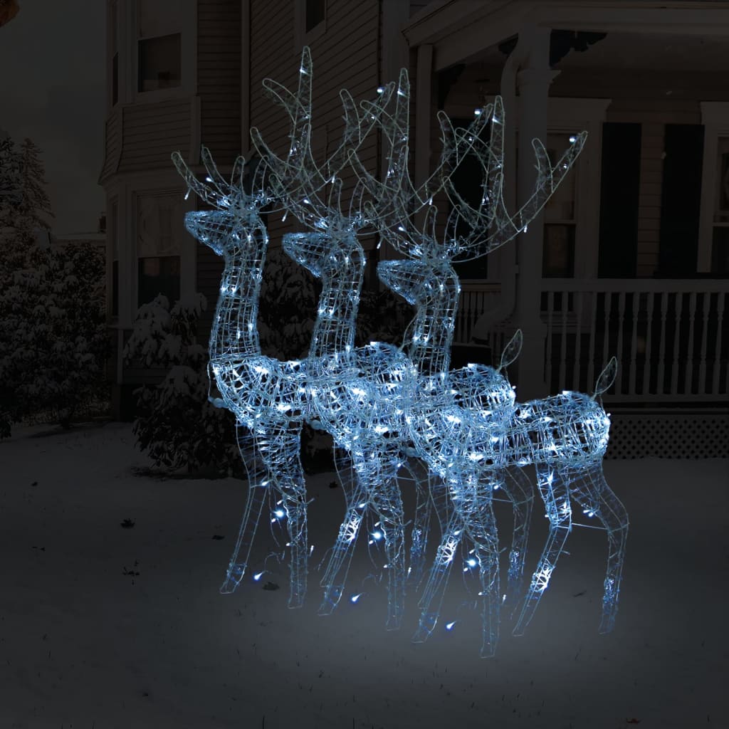 Reindeer Christmas Decoration 90 Leds Acrylic