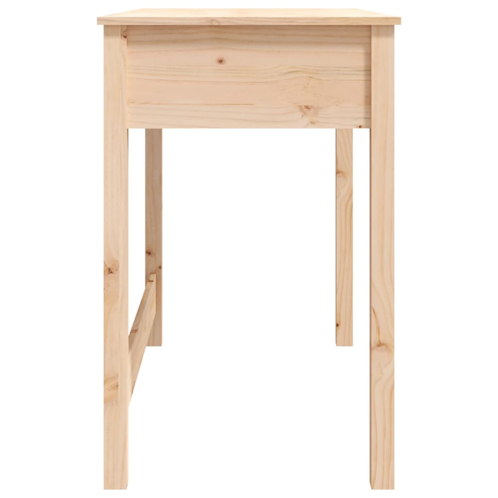 Desk With Drawers 100X50X78 Cm Solid Wood Pine