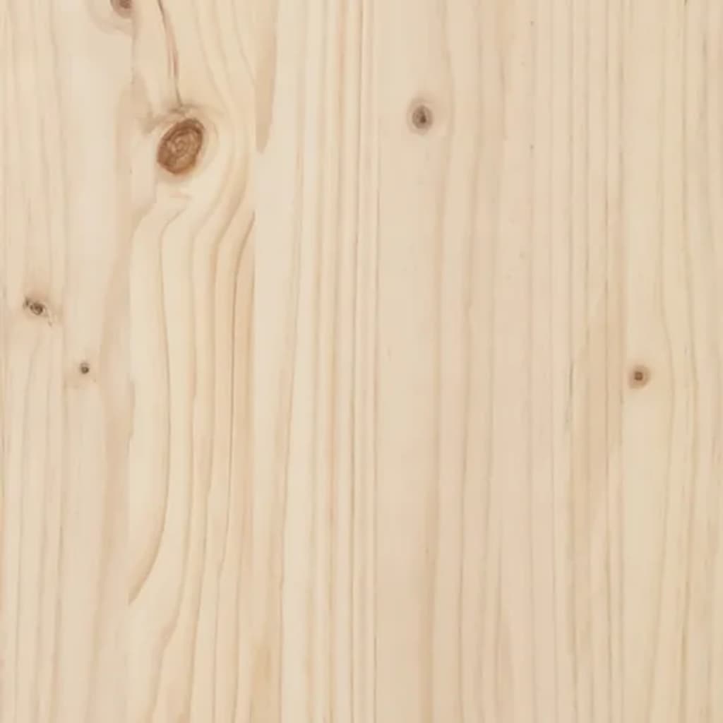 Desk With Drawers 100X50X78 Cm Solid Wood Pine