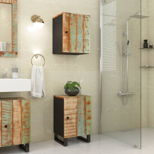 Bathroom Cabinet 38X33X58 Cm Solid Wood Reclaimed