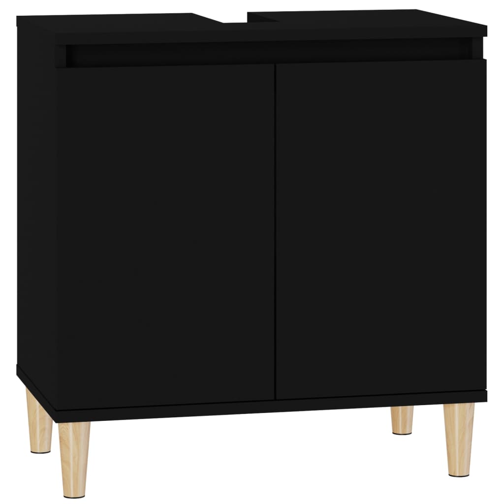 Sink Cabinet 58X33X60 Cm Engineered Wood