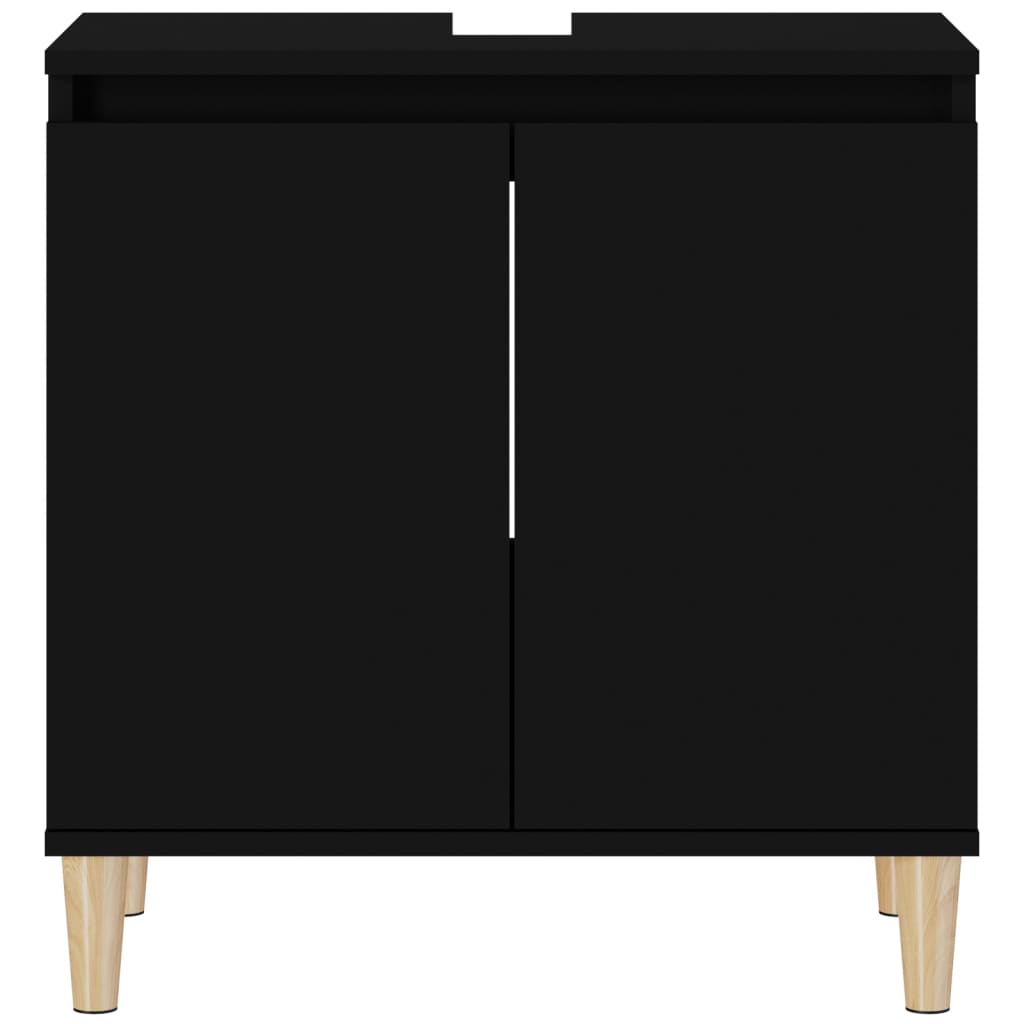 Sink Cabinet 58X33X60 Cm Engineered Wood