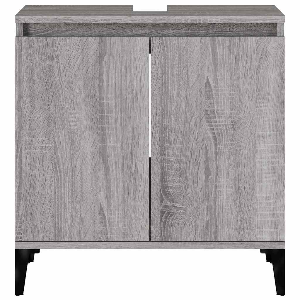 Sink Cabinet 58X33X60 Cm Engineered Wood