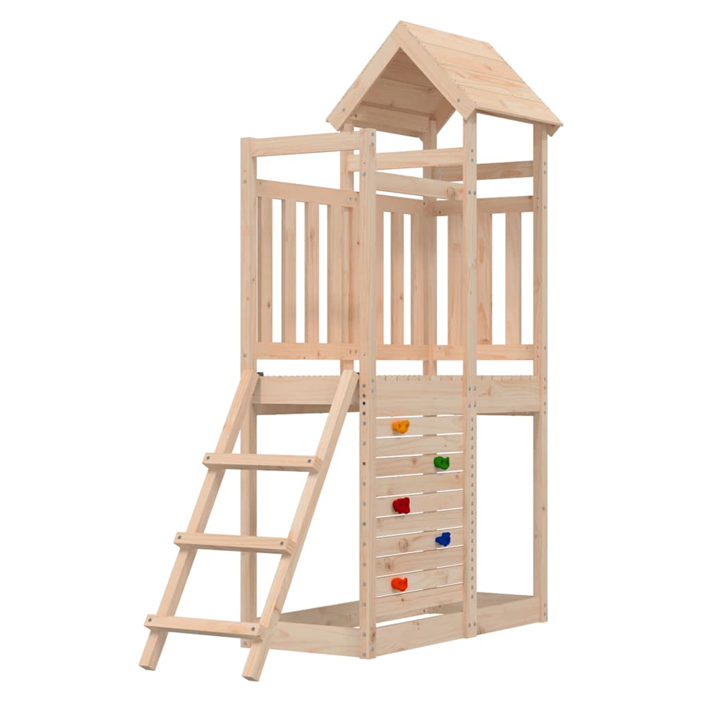 Outdoor Playset 52.5X110.5X214 Cm Solid Wood Pine