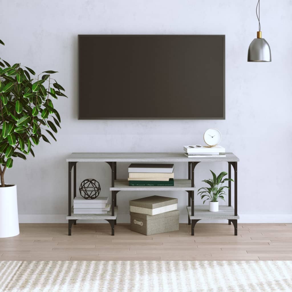 Tv Cabinet 102X35X45.5 Cm Engineered Wood