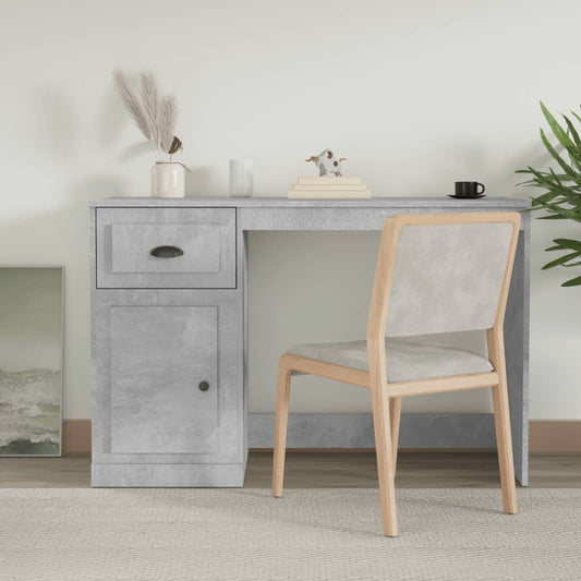 Desk With Drawer 115X50X75 Cm Engineered Wood