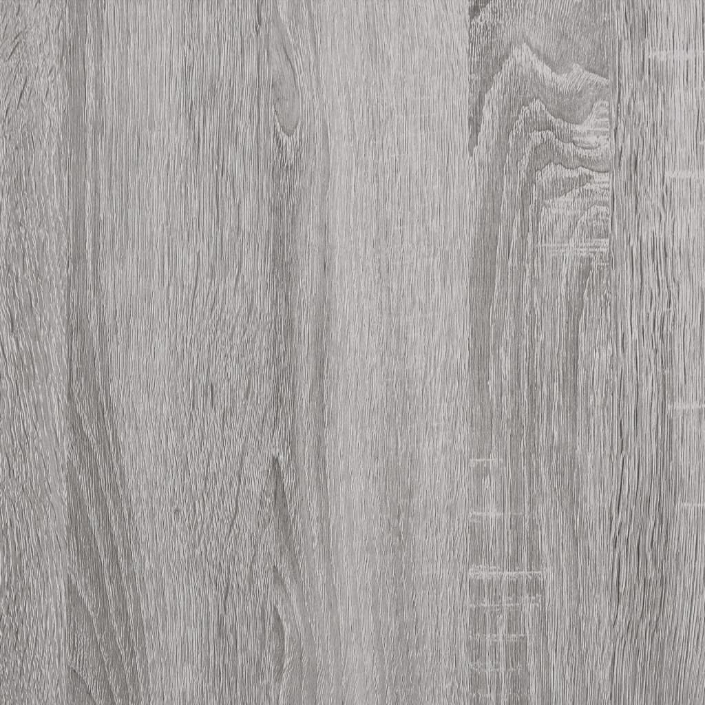 Dressing Table Grey Sonona 90X50X132.5 Cm Engineered Wood