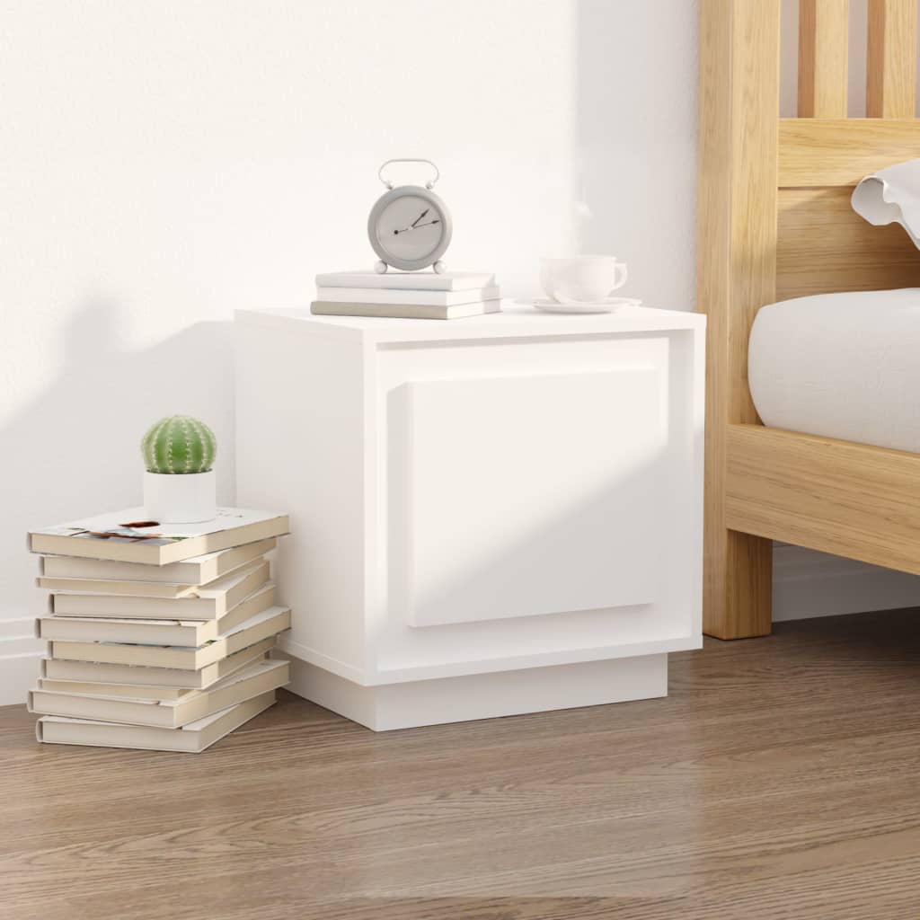 Bedside Cabinet 44X35X45 Cm Engineered Wood