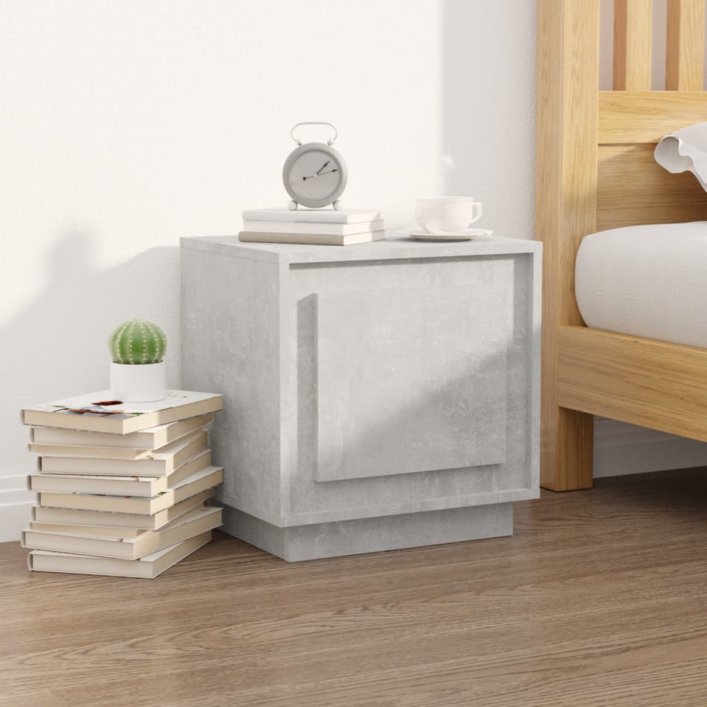 Bedside Cabinet 44X35X45 Cm Engineered Wood