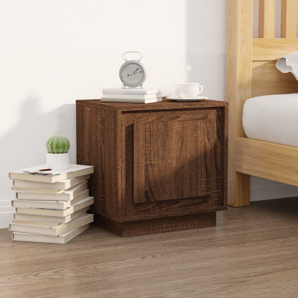 Bedside Cabinet 44X35X45 Cm Engineered Wood