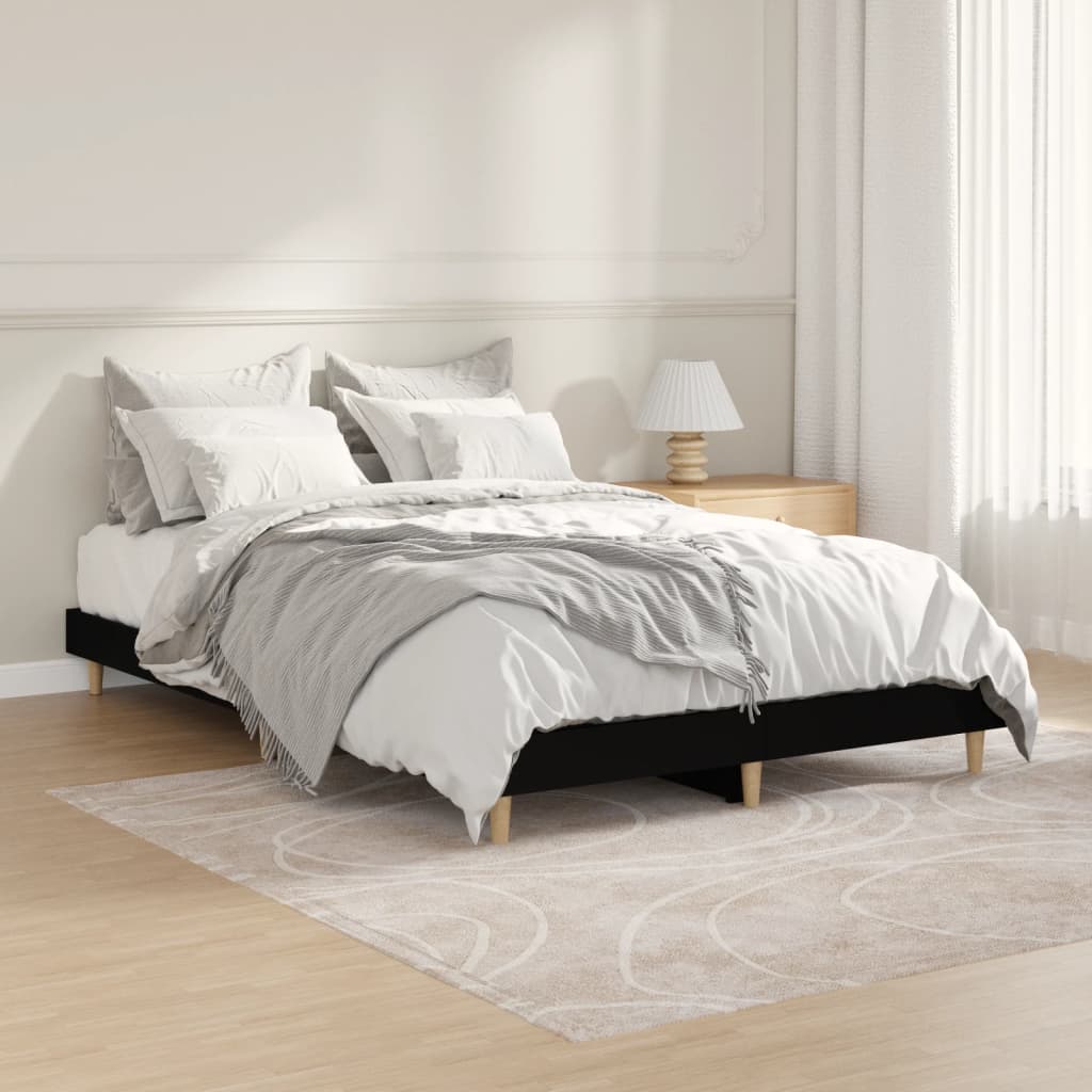 Bed Frame Without Mattress Single Engineered Wood