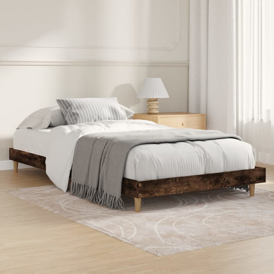 Bed Frame Without Mattress Single Engineered Wood